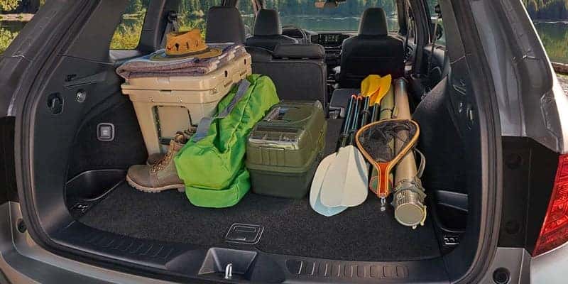 honda passport cargo truck space