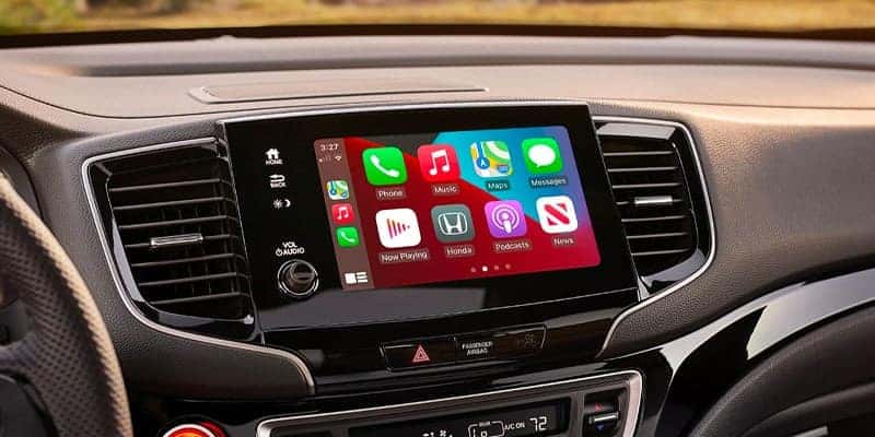 honda passport center console screen