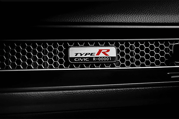 Honda Civic Type R interior view